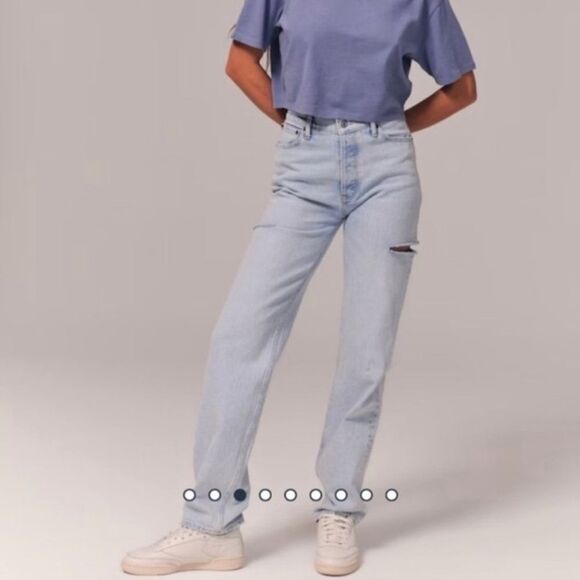Abercrombie & Fitch Denim - Abercrombie & Fitch “The Dad” High Rise Jeans | Curve Love | Size 6 (28R)